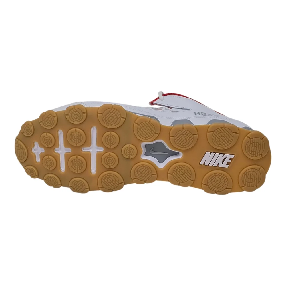Brand New Nike Reax 8 TR Mesh White Wolf Grey Red 621716-103 Mens Size's